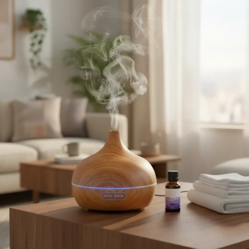 Humidificador Madera Clara Hidra - imagen 2