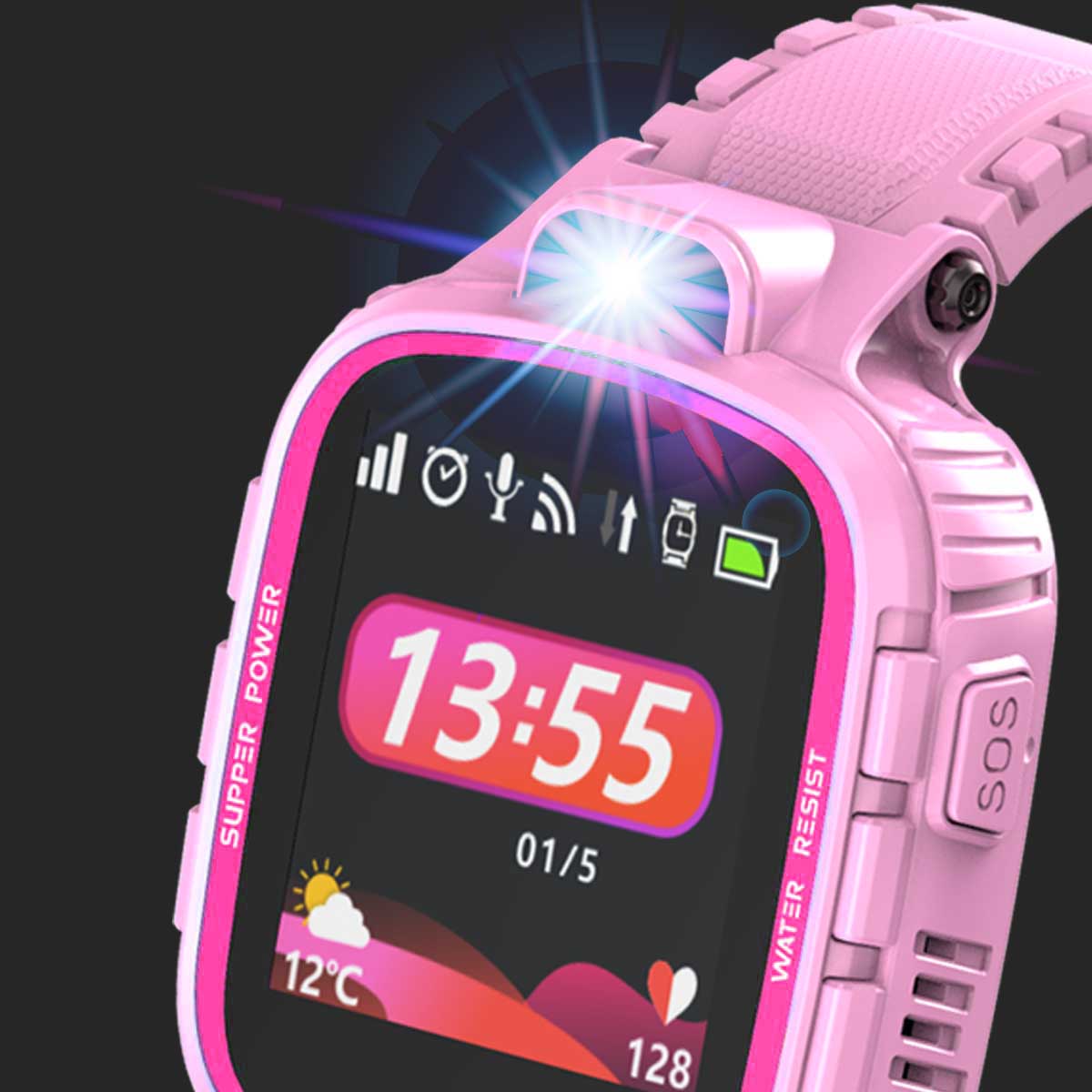Reloj GPS Infantil Rosa G300 - PRIXTON