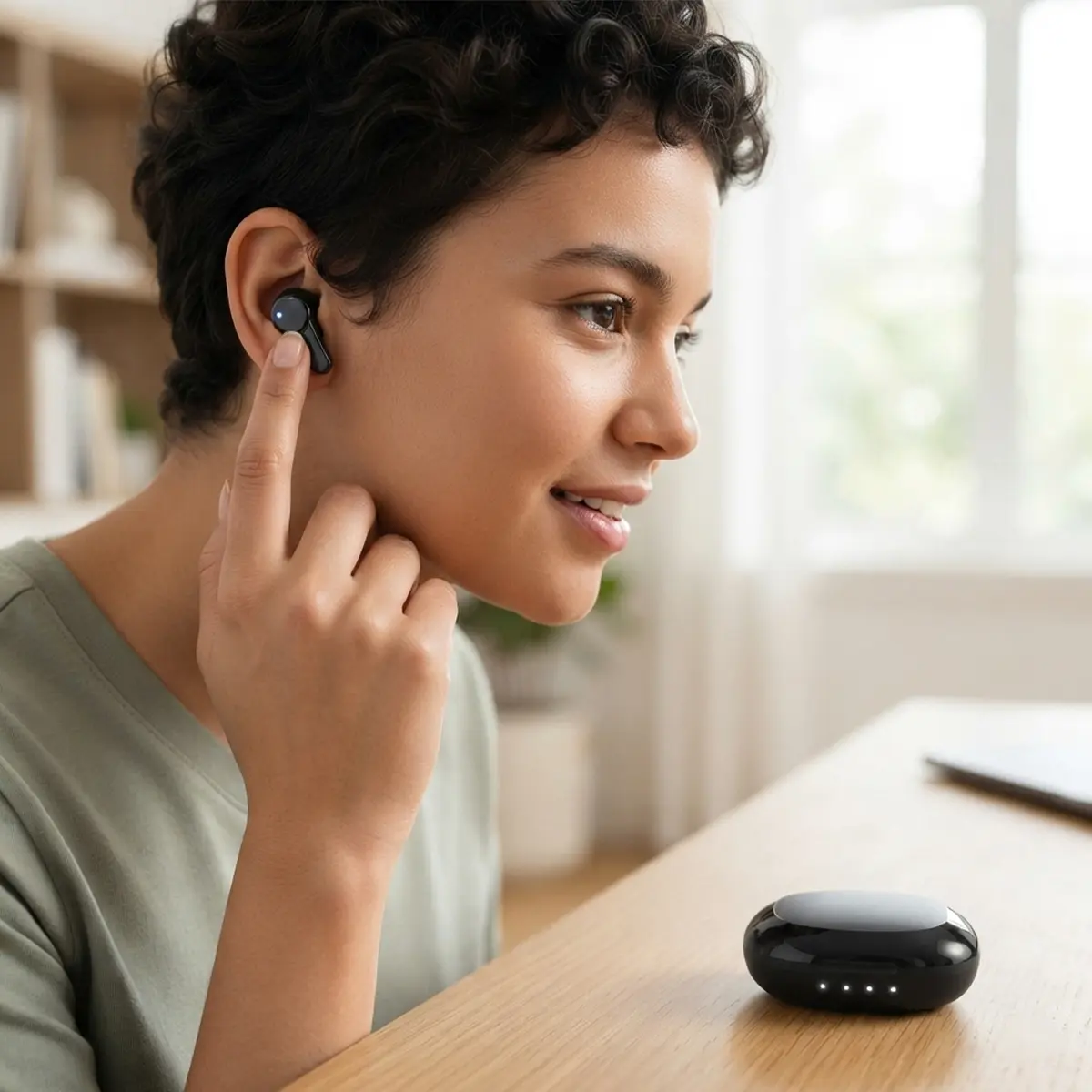 Earbuds ENC+ANC Negro | TWS159 - Imagen 8