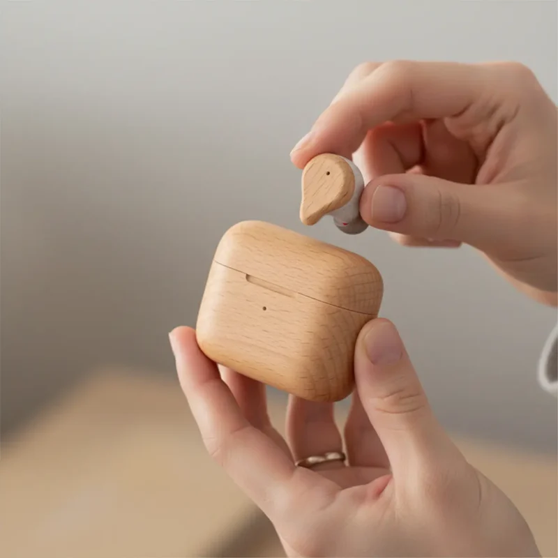 Earbuds Eco Wood | TWS163 - Imagen 5