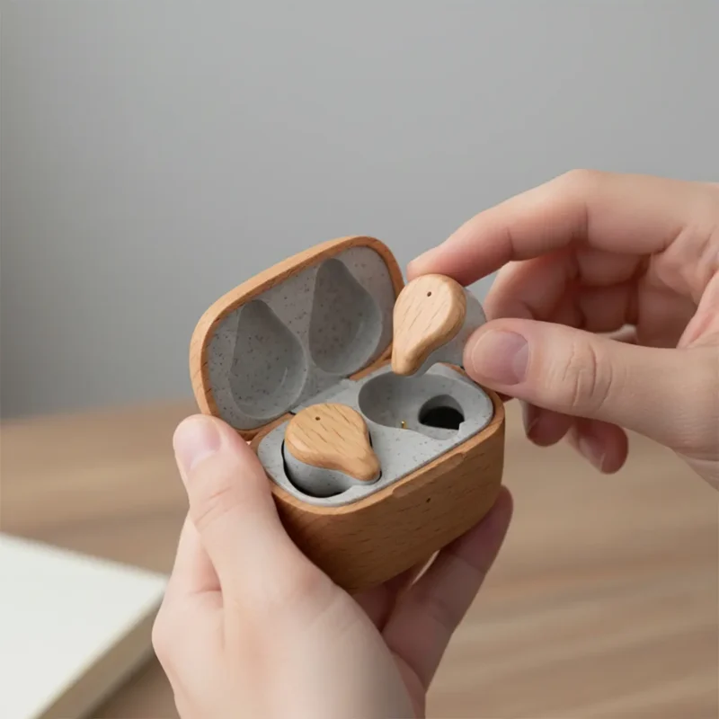 Earbuds Eco Wood | TWS163 - Imagen 6