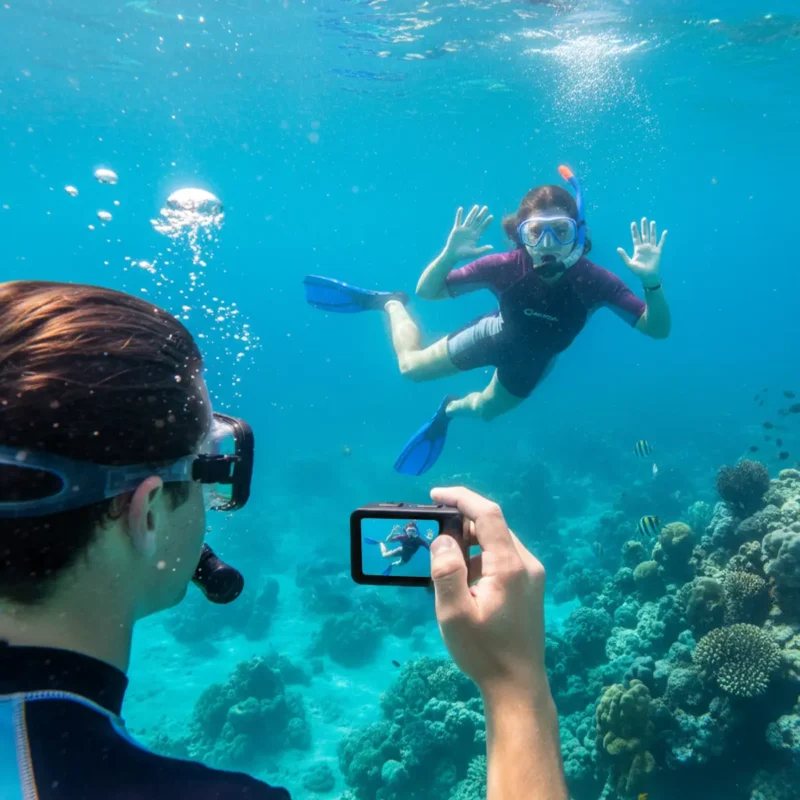 Cámara Deportiva 4K Dual Screen | Aqua DV850 - Imagen 7