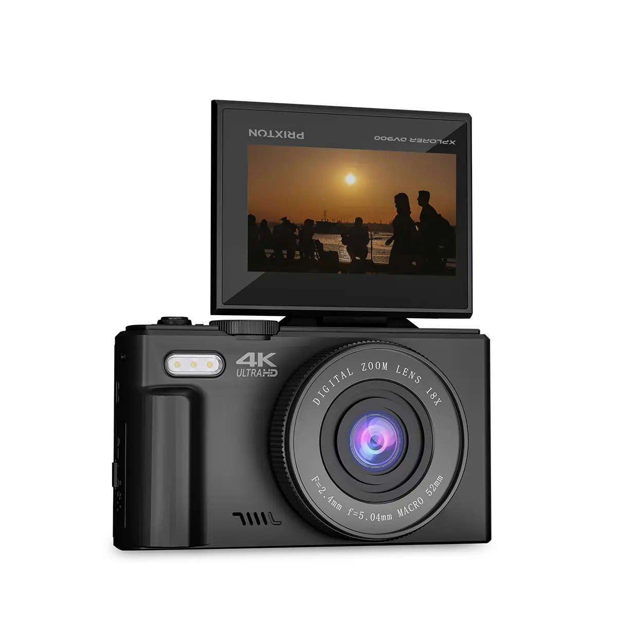 Cámara Digital 4K Negra | Xplorer DV900