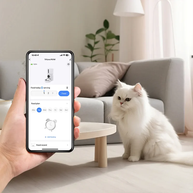 Comedero automático para mascotas | Automatic Pet Feeder FF100 - Imagen 6