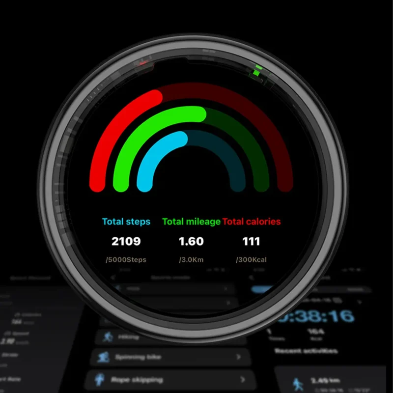 Anillo Inteligente con Pantalla Talla 9 | Smart Ring Orbyt Touch - Imagen 6