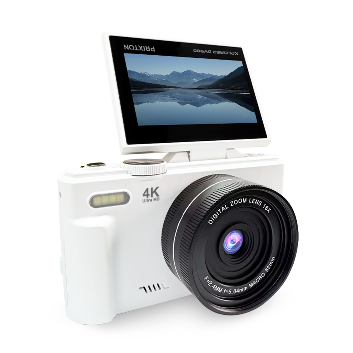 Cámara Digital blanca 4K | Xplorer DV900 - Imagen 2