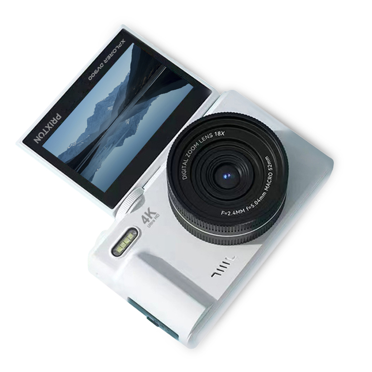 Cámara Digital blanca 4K | Xplorer DV900 - Imagen 5