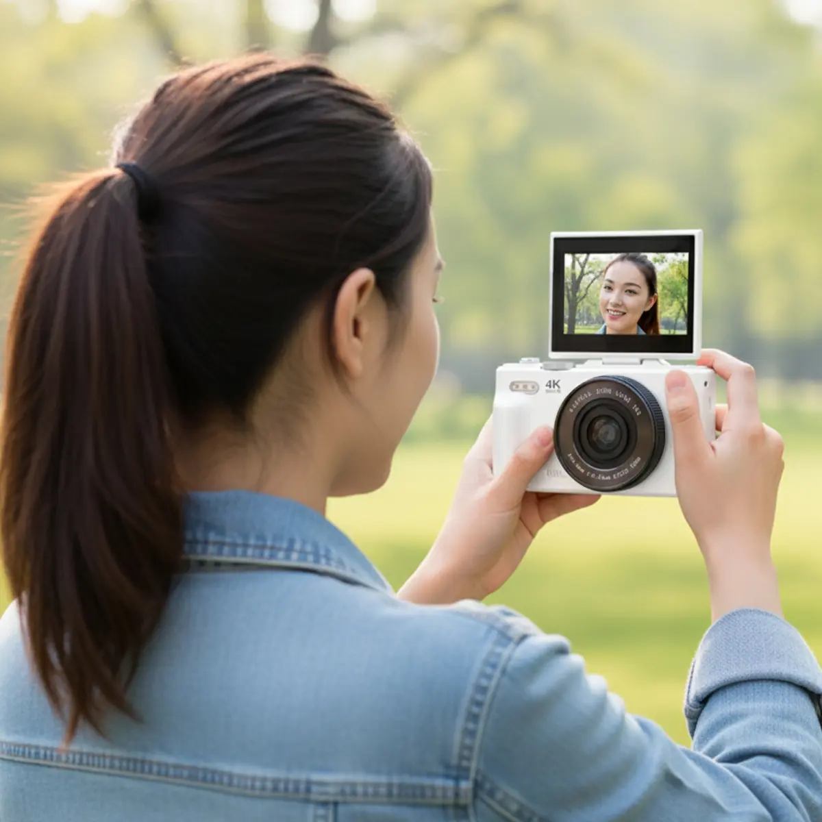 Cámara Digital 4K Blanca | Xplorer DV900 - Imagen 11