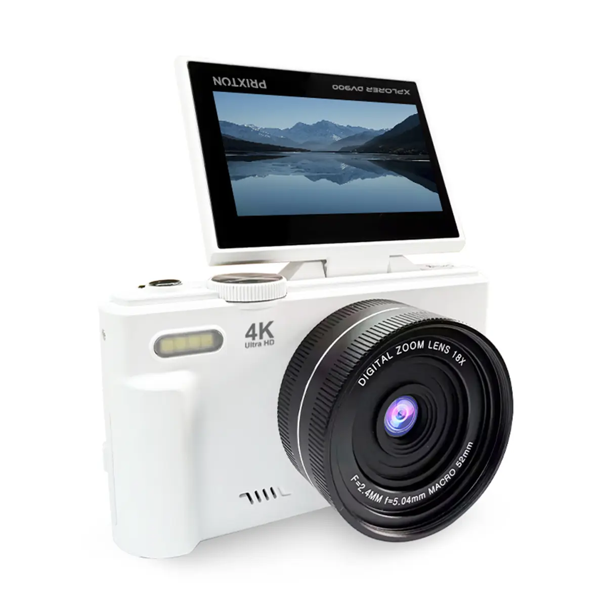 Cámara Digital 4K Blanca | Xplorer DV900 - Imagen 3