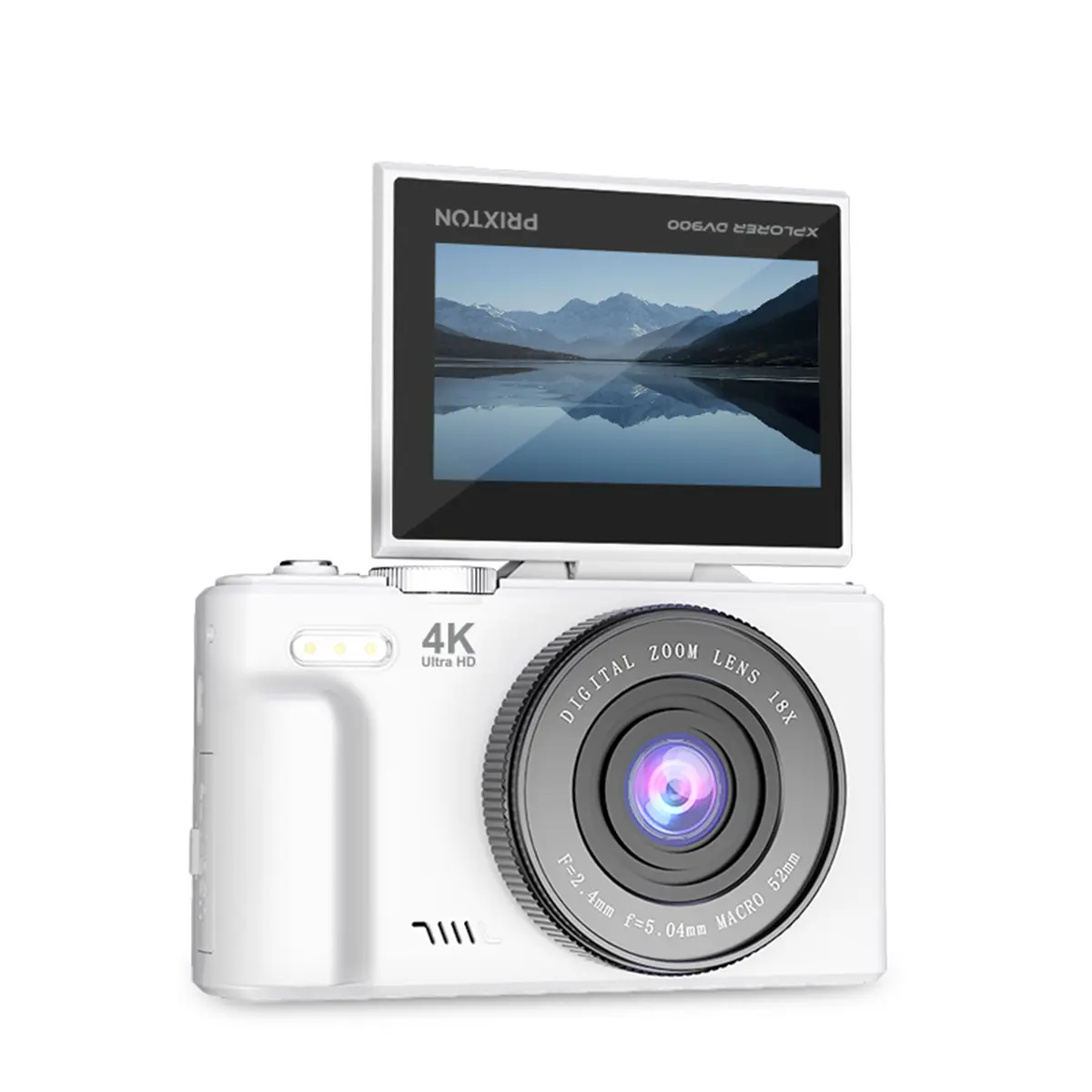 Cámara Digital 4K Blanca | Xplorer DV900