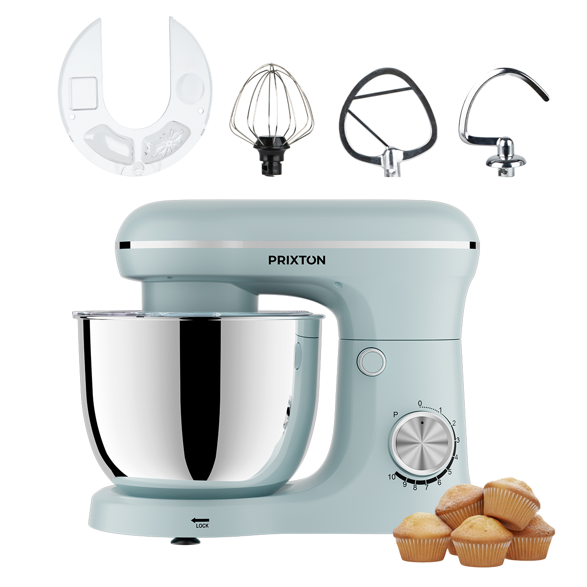 Batidora Amasadora Azul | KR250 - Imagen 6