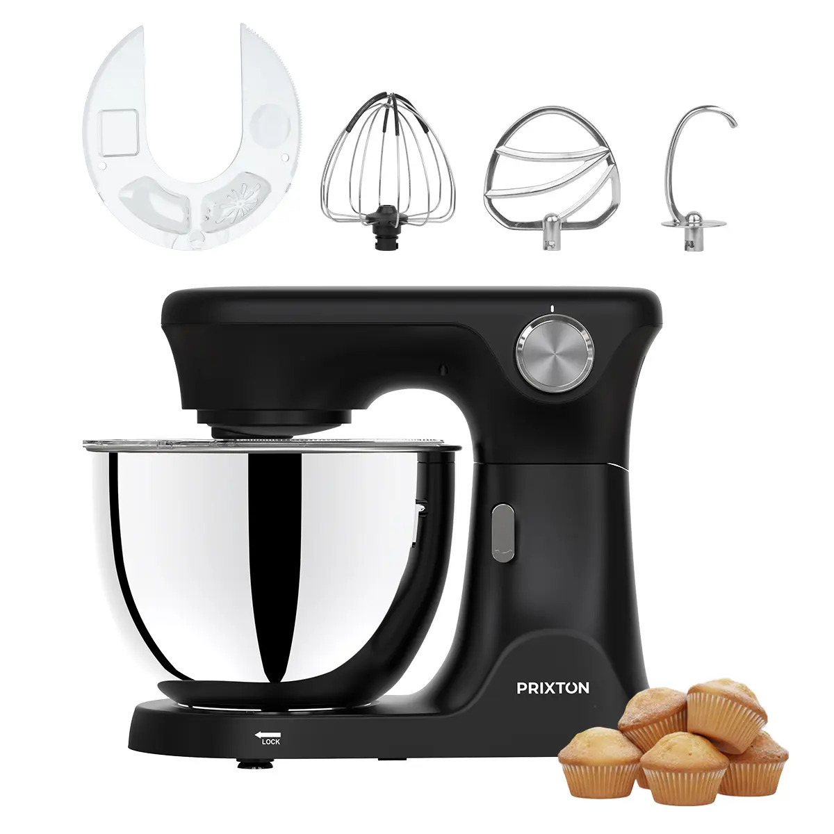 Batidora Amasadora Negra | KR350 - Imagen 4